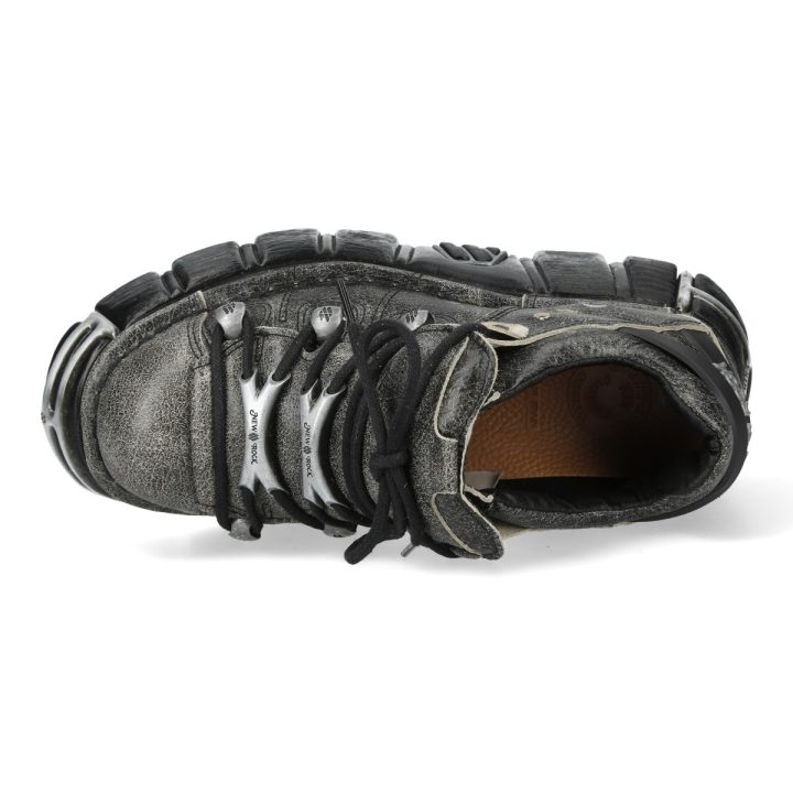 Bottines Noir Crack New Rock M-120N-C99 – Image 10