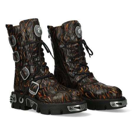 Bottes Acier, Noir M-591-C62 PLACA FUEGO PULIK FUEGO
