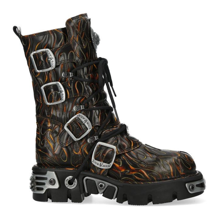 Bottes Acier, Noir M-591-C62 PLACA FUEGO PULIK FUEGO – Image 3