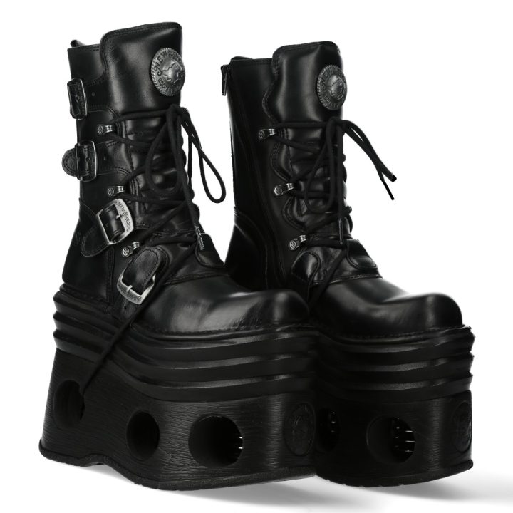 Bottes Noir New Rock M-373-C446