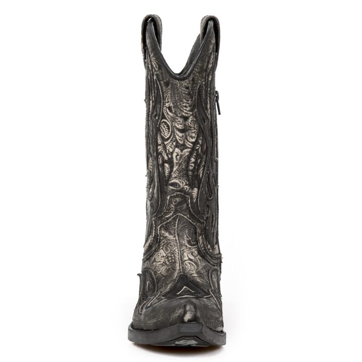 Bottes M-7921-C24 NOIR FLEUR VINTAGE – Image 5