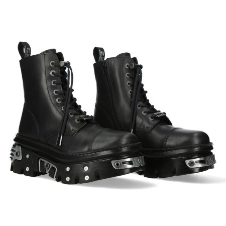 Bottines Noir New Rock M-WALL083CCT-S13