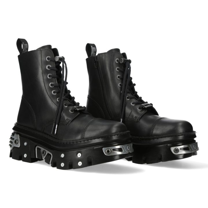 Bottines Noir New Rock M-WALL083CCT-S13