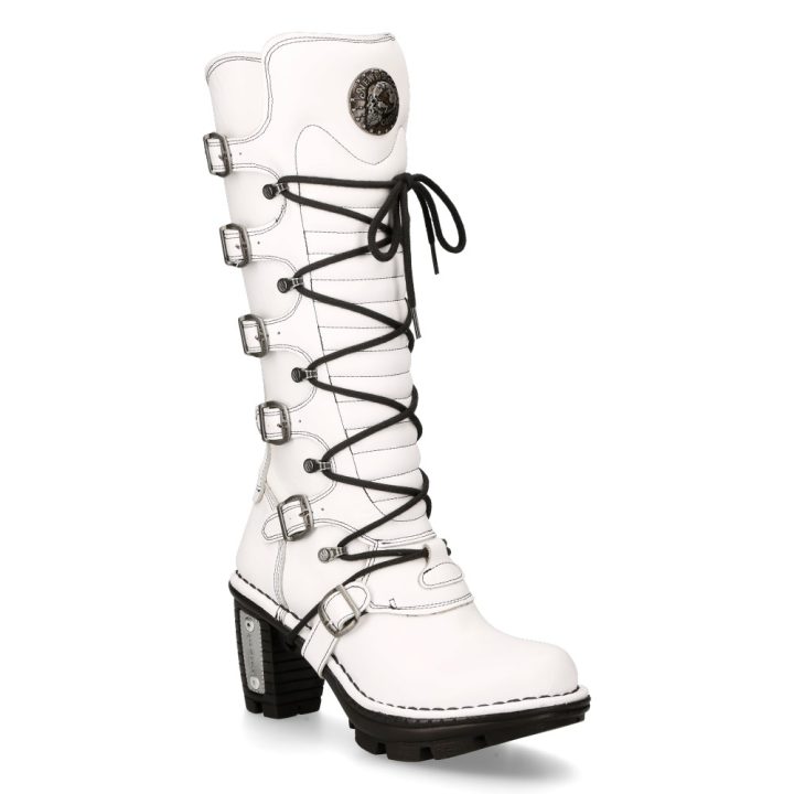 'Bottes hautes Blanches New Rock M.NEOTR014-C4 NAPA BLANCA – Image 4