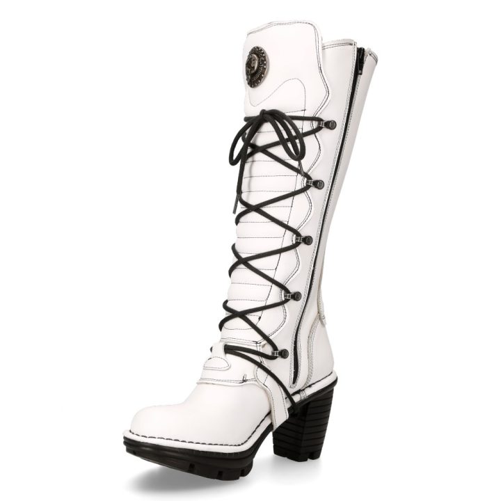 'Bottes hautes Blanches New Rock M.NEOTR014-C4 NAPA BLANCA – Image 5