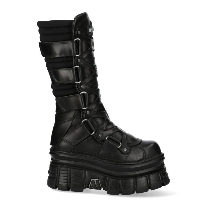 'Bottes hautes' Noir New Rock Paris  M-425-C4 – Image 2