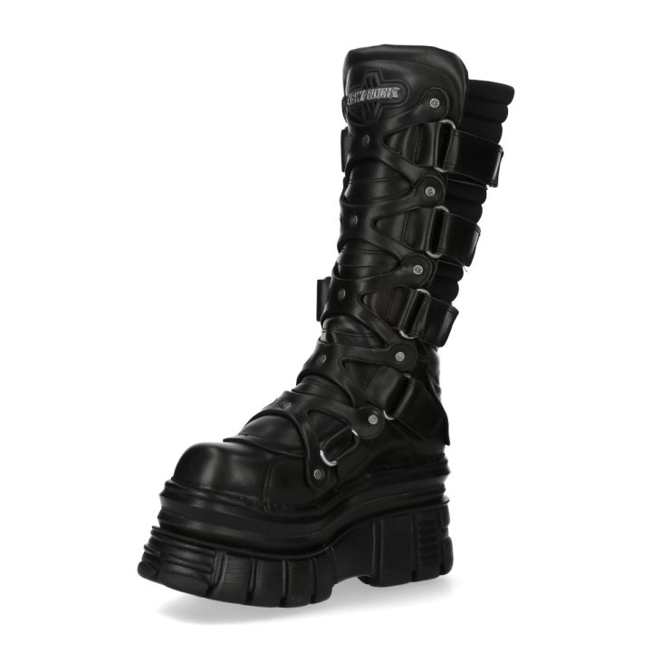 'Bottes hautes' Noir New Rock Paris  M-425-C4 – Image 5