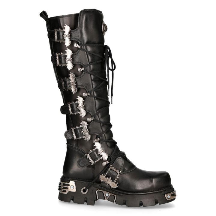 'Bottes hautes' Coquées Noir New Rock M-273MT-C2 – Image 2