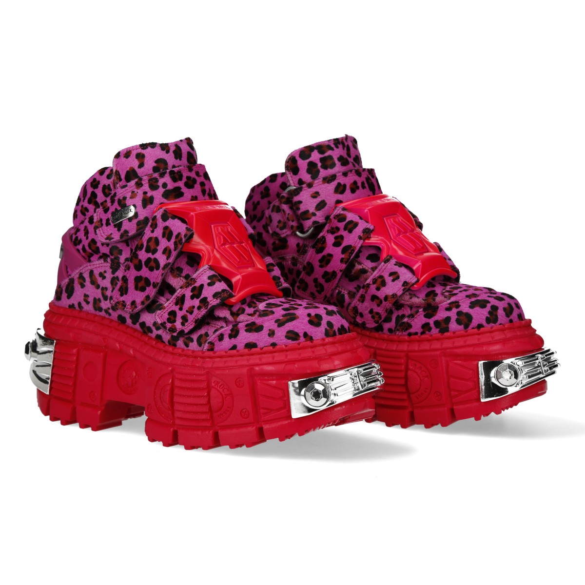Bottines Rose Leopard New Rock M-WALL285-C6 – Image 2