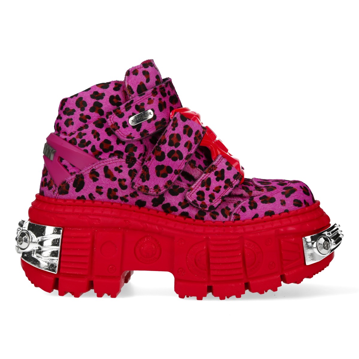 Bottines Rose Leopard New Rock M-WALL285-C6 – Image 3