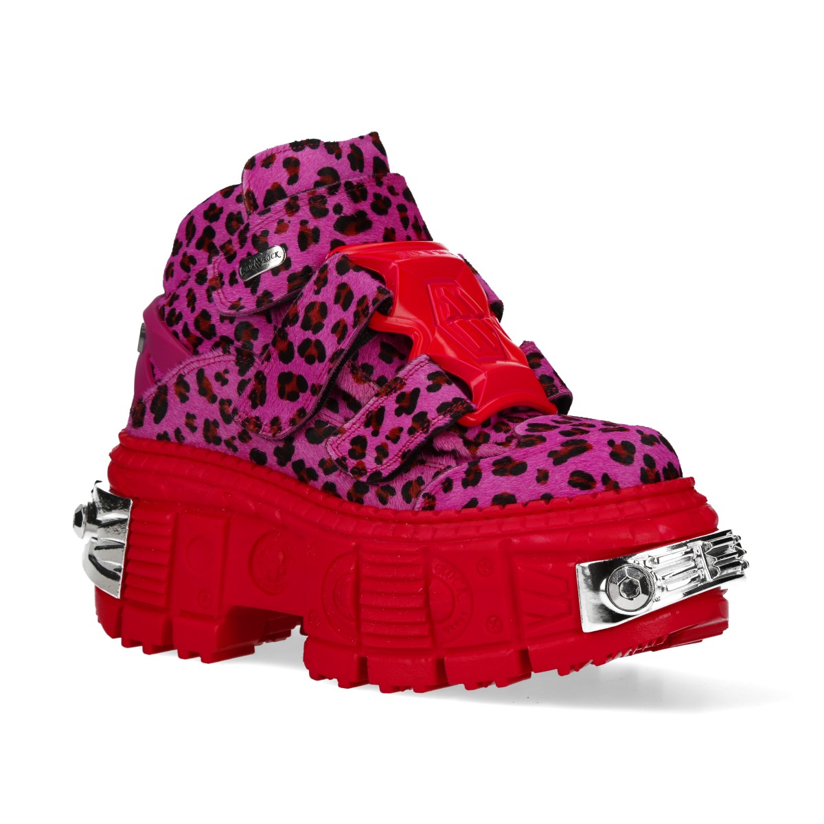 Bottines Rose Leopard New Rock M-WALL285-C6 – Image 4