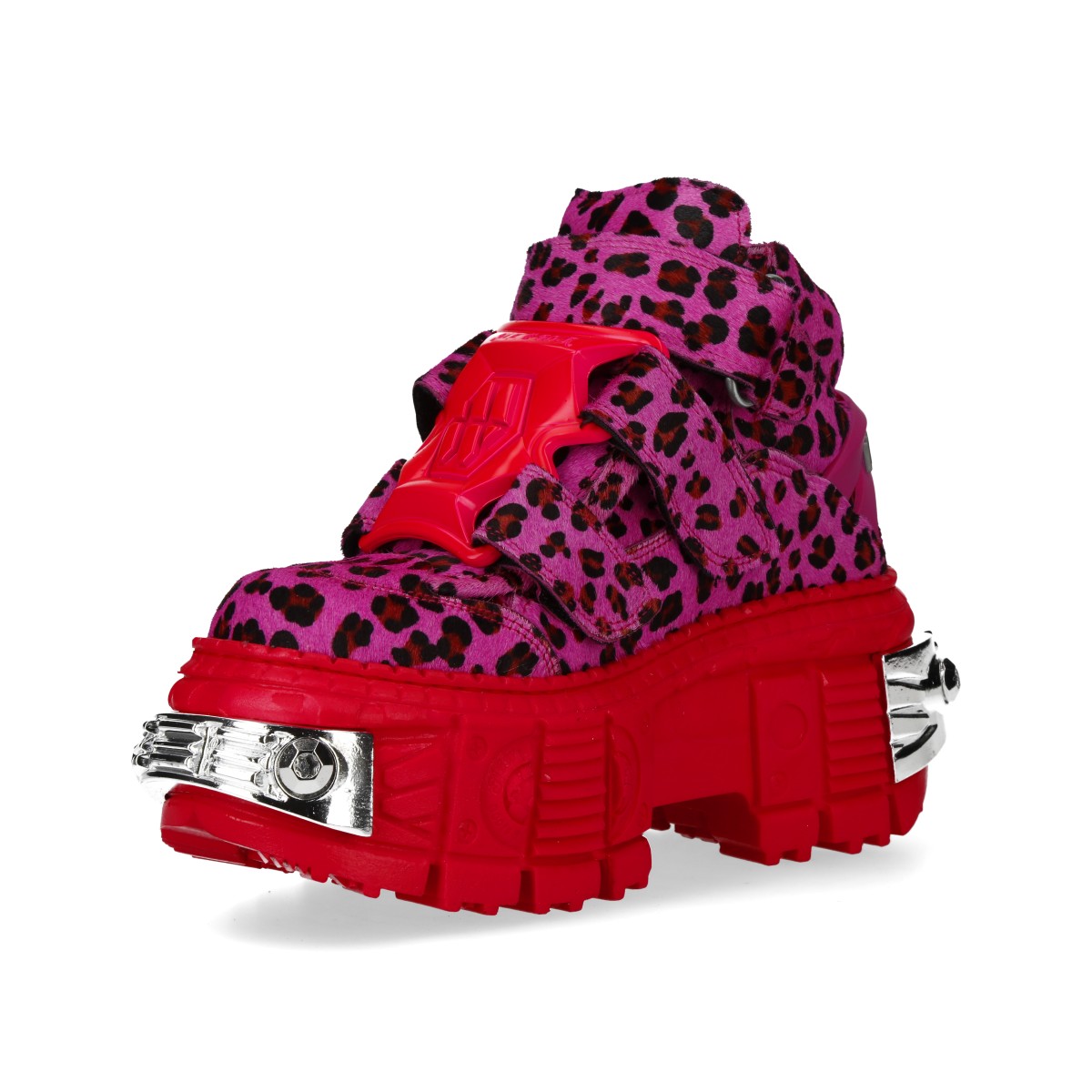 Bottines Rose Leopard New Rock M-WALL285-C6 – Image 6