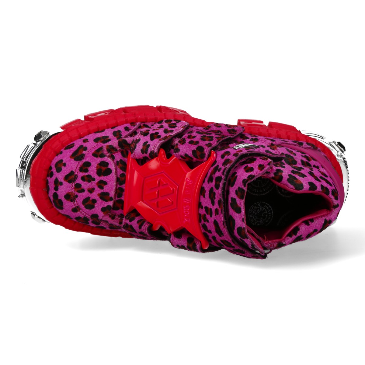Bottines Rose Leopard New Rock M-WALL285-C6 – Image 9